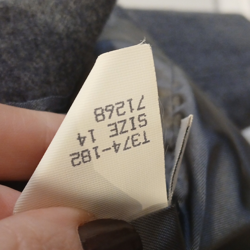 Pendleton Wool 2 Button Blazer Grey Size 14 - image 4